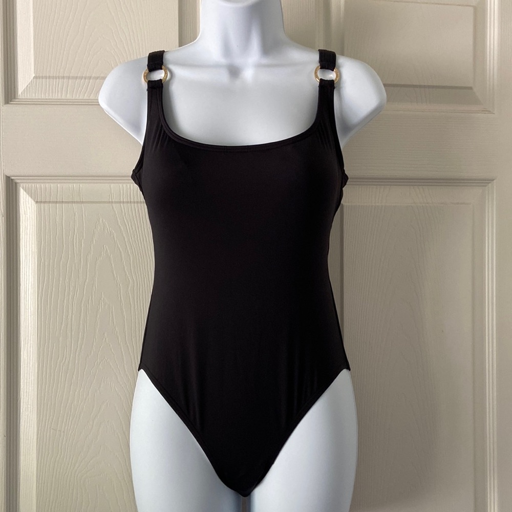 NWT Michael Kors Swimsuit One Piece Black